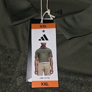 Adidas Men's Olive Polo Shirt